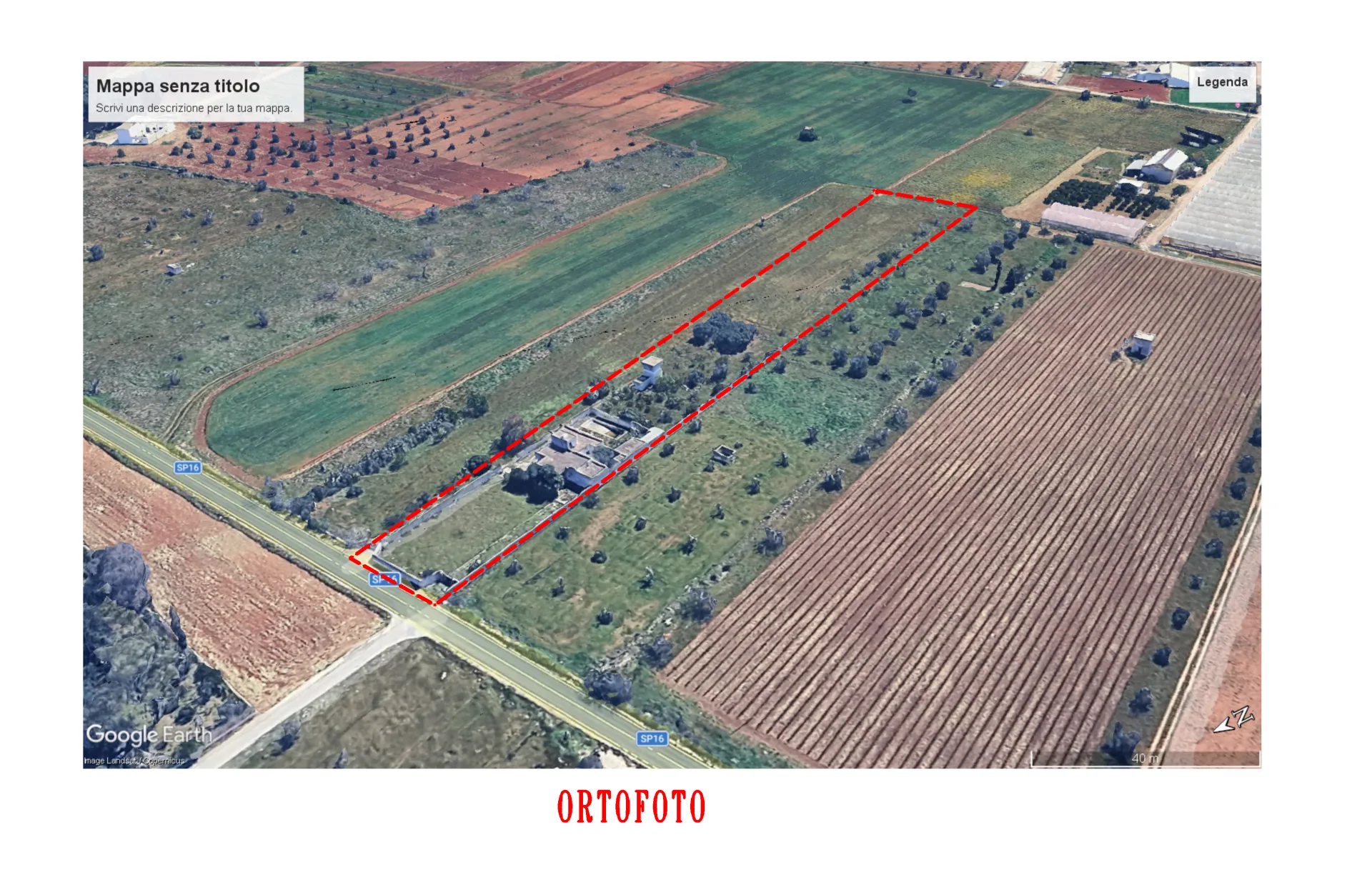 Abitazione rurale allo stato rustico con terreno di circa 7.000 mq – Copertino, Via per San Pietro in Lama — Foto 17 di 17